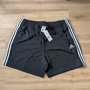 NWT Adidas 3-Stripes French Terry ShortsBlack 2XL